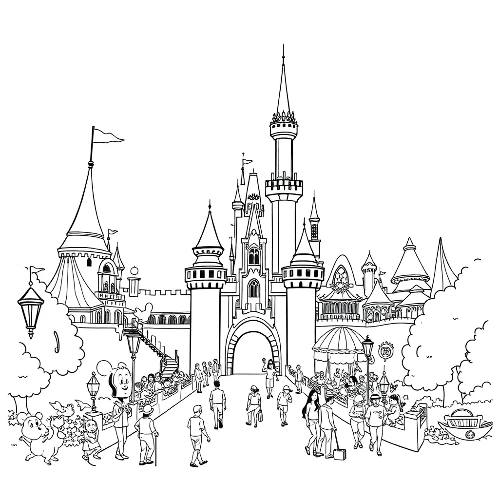 Disney For Adults coloring page