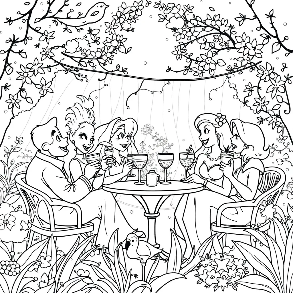 Disney For Adults coloring page