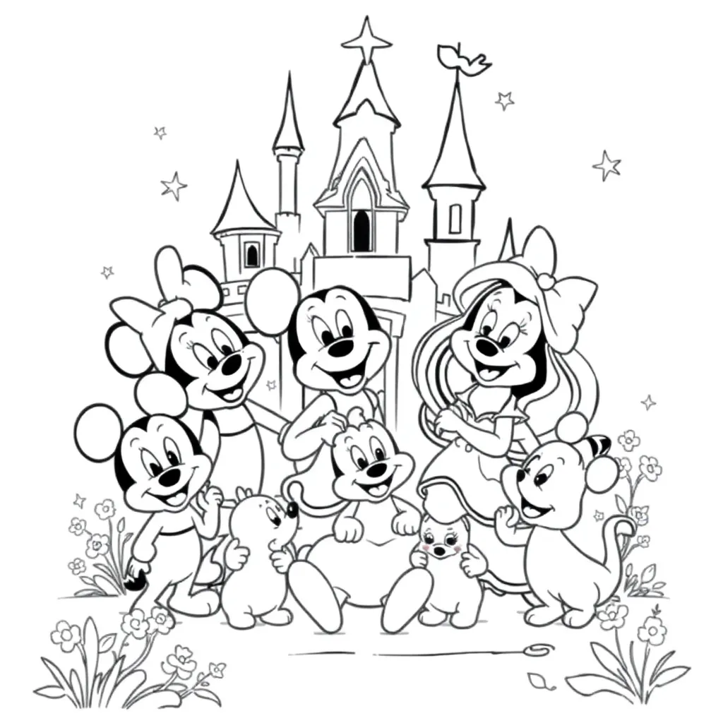Disney coloring page