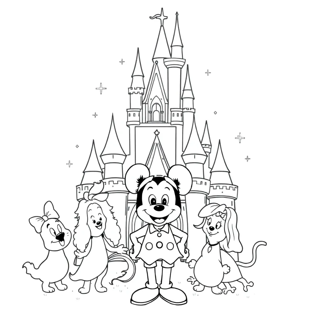 Disney coloring page