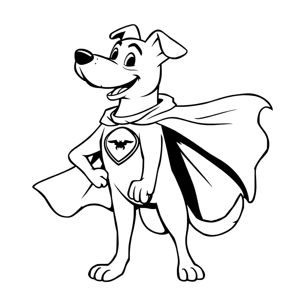 Dog Man coloring page