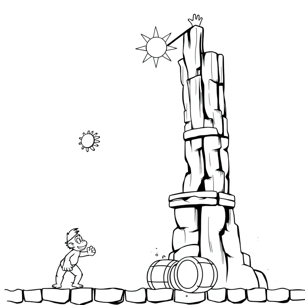 Donkey Kong coloring page