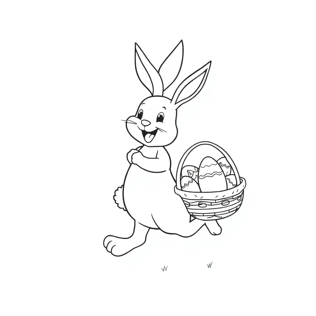 Easter coloring page