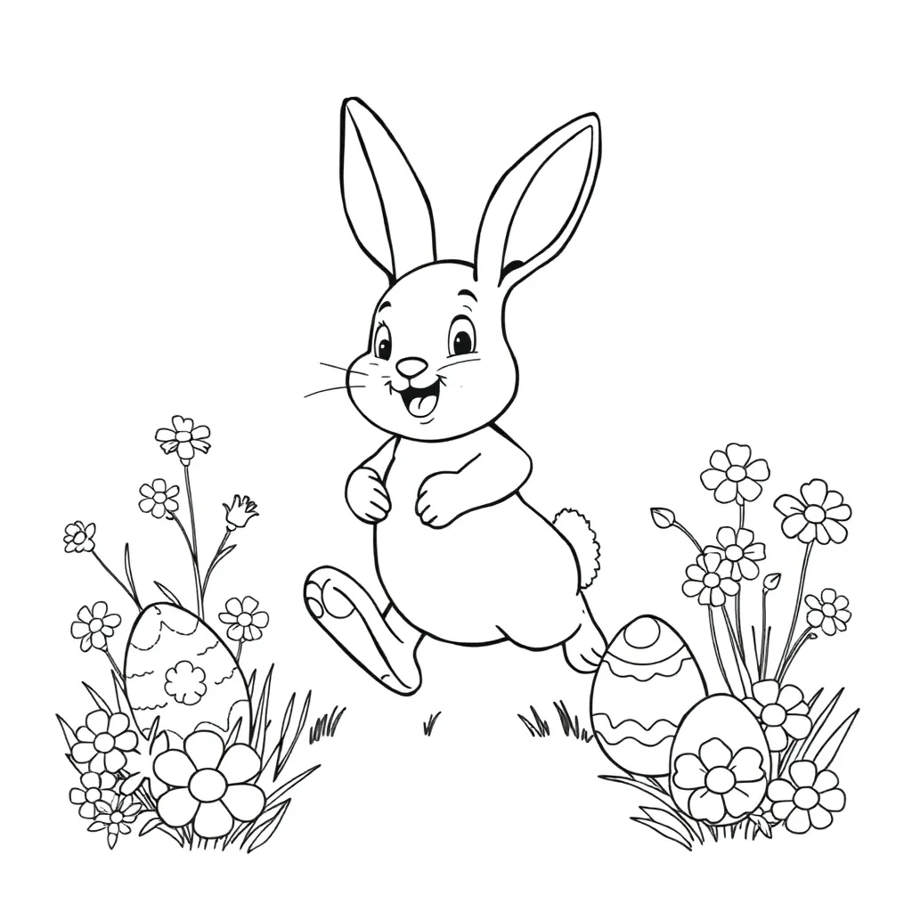 Easter coloring page