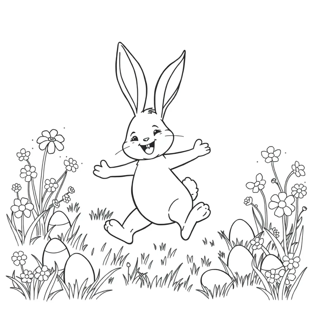 Easter coloring page