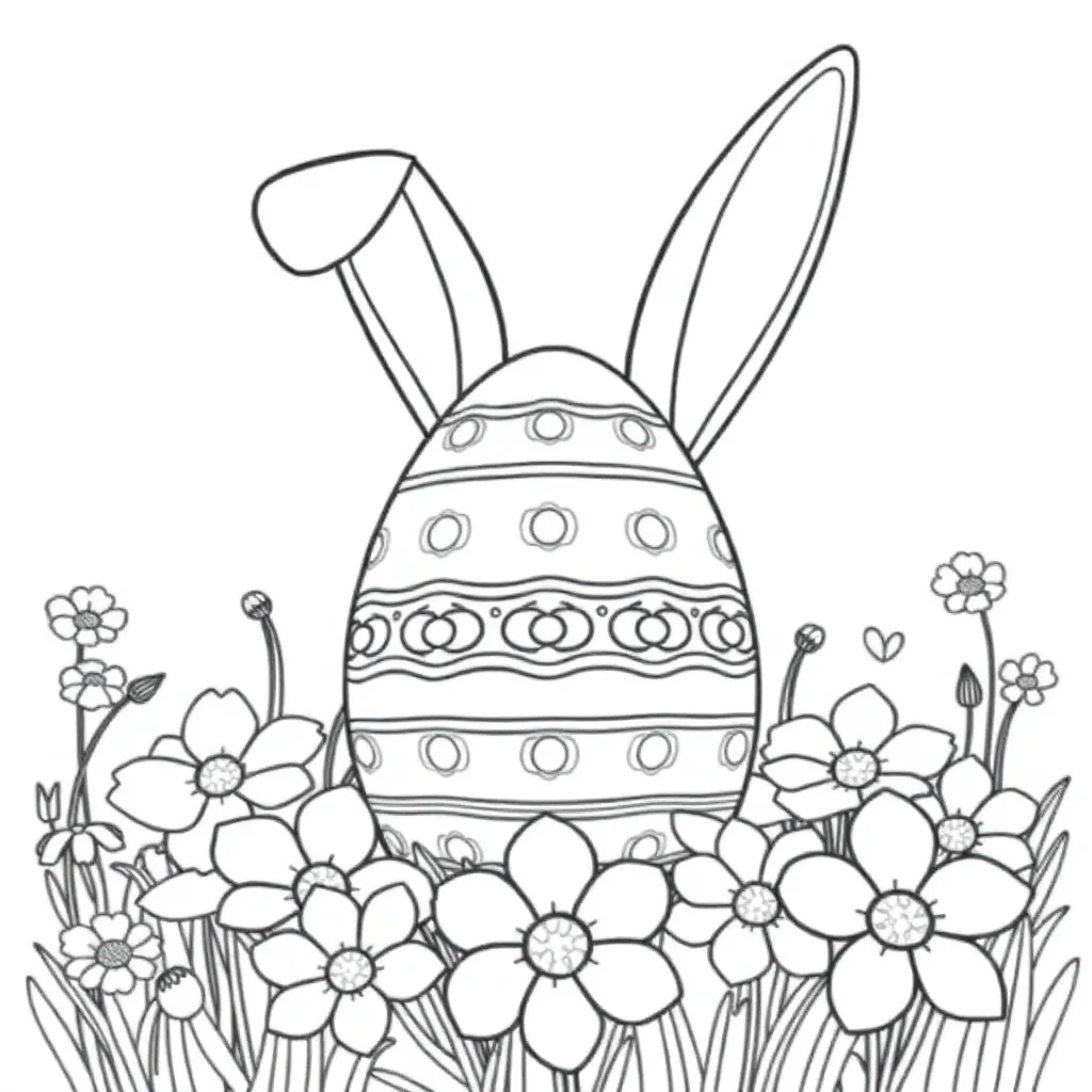 Easter coloring page