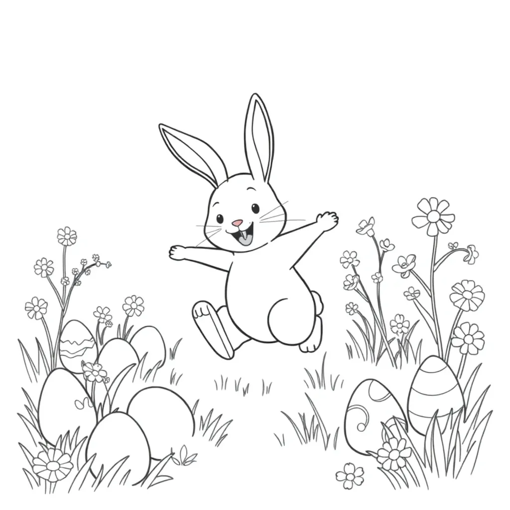 Easter coloring page