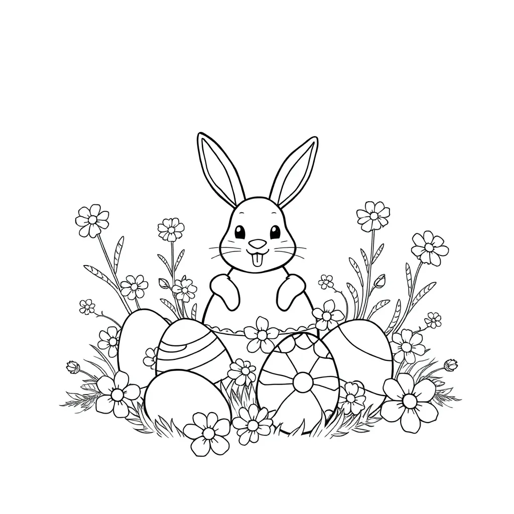 Easter coloring page