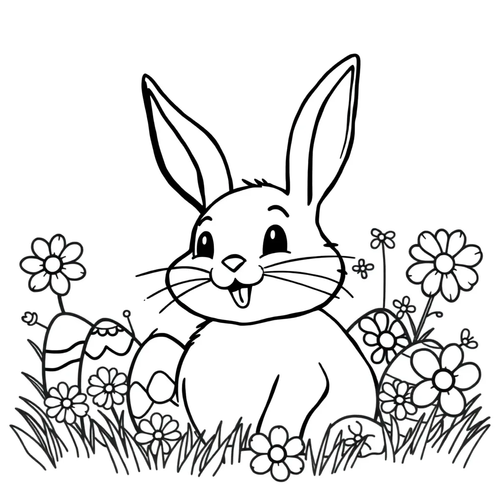 Easter coloring page