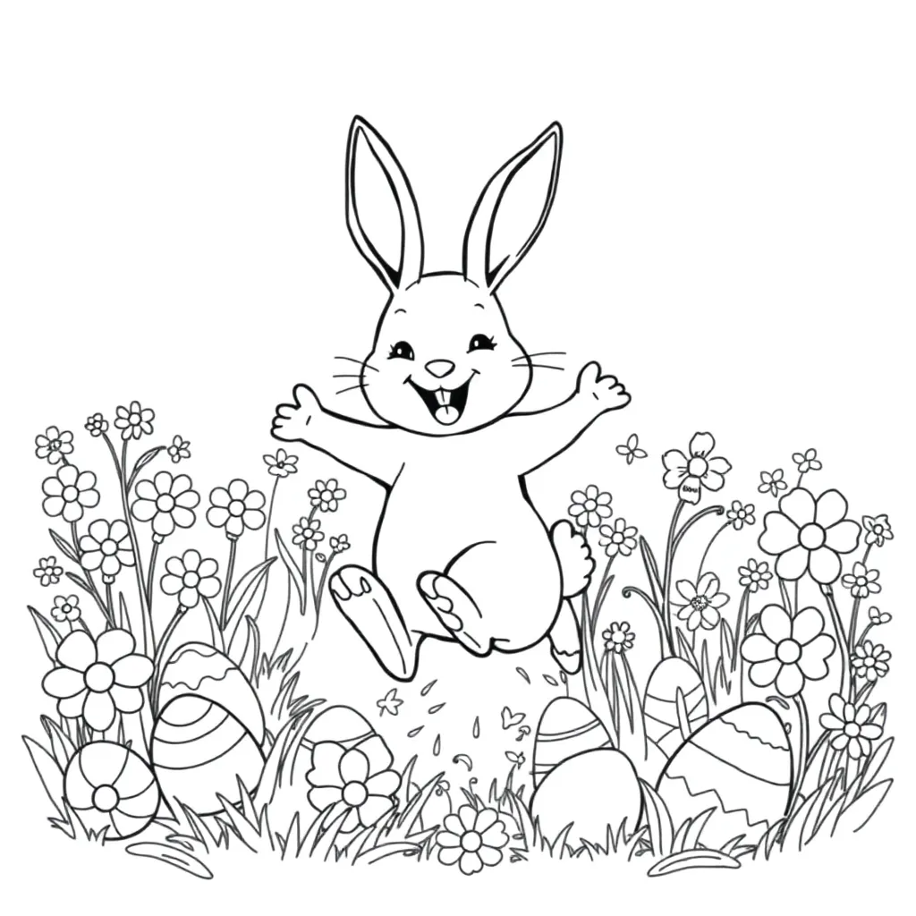 Easter coloring page