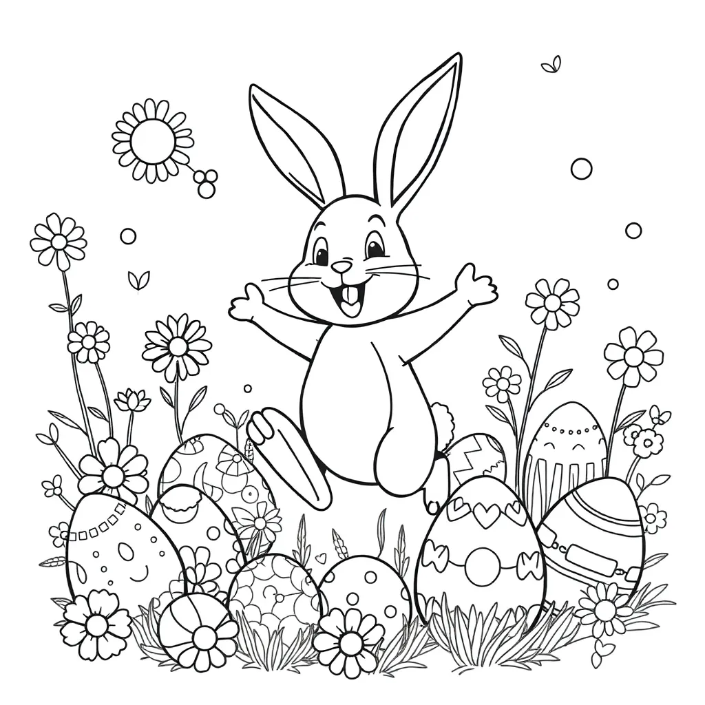 Easter coloring page