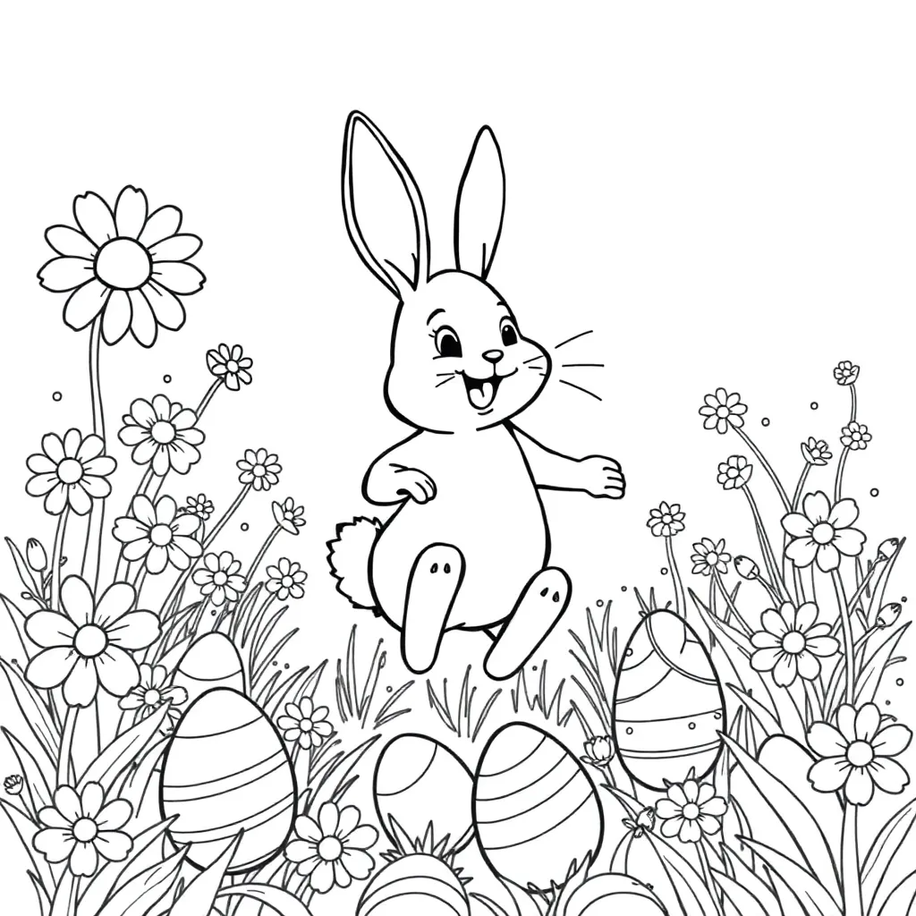 Easter coloring page