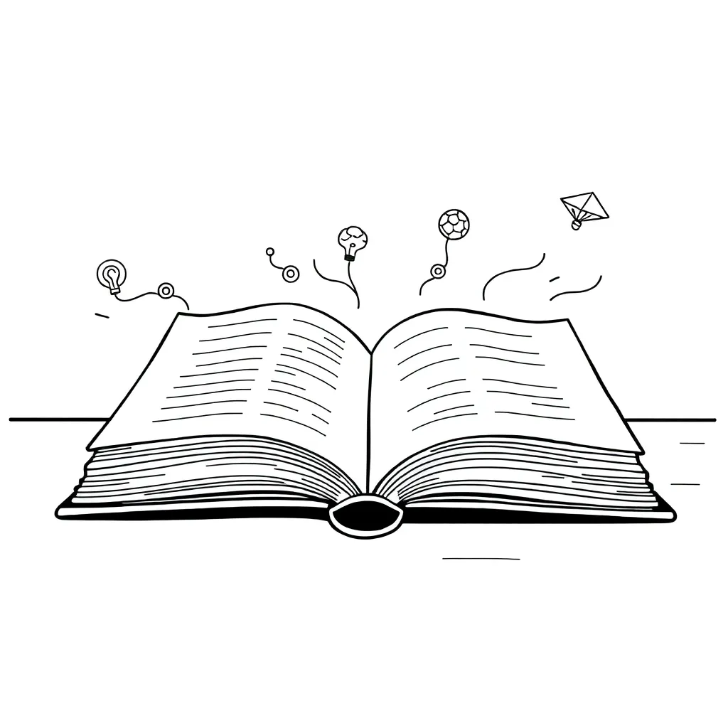 Educational coloring page