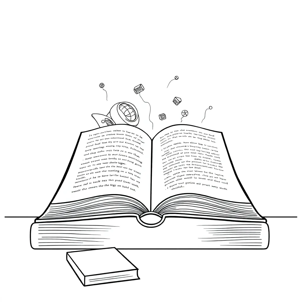 Educational coloring page