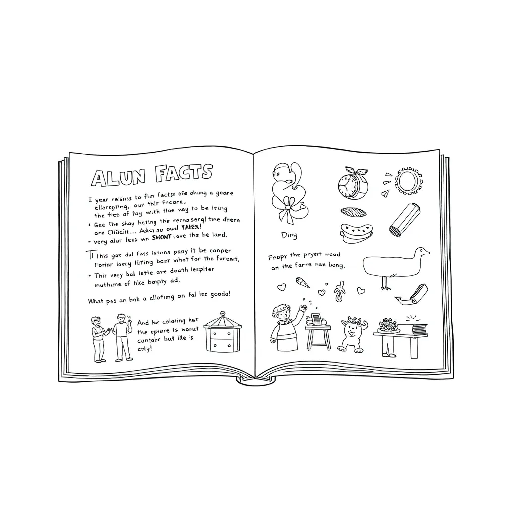 Educational coloring page