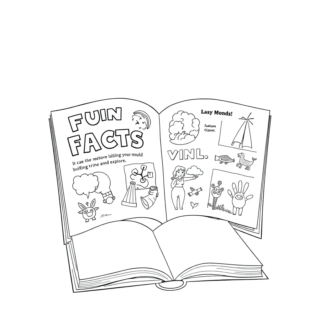 Educational coloring page