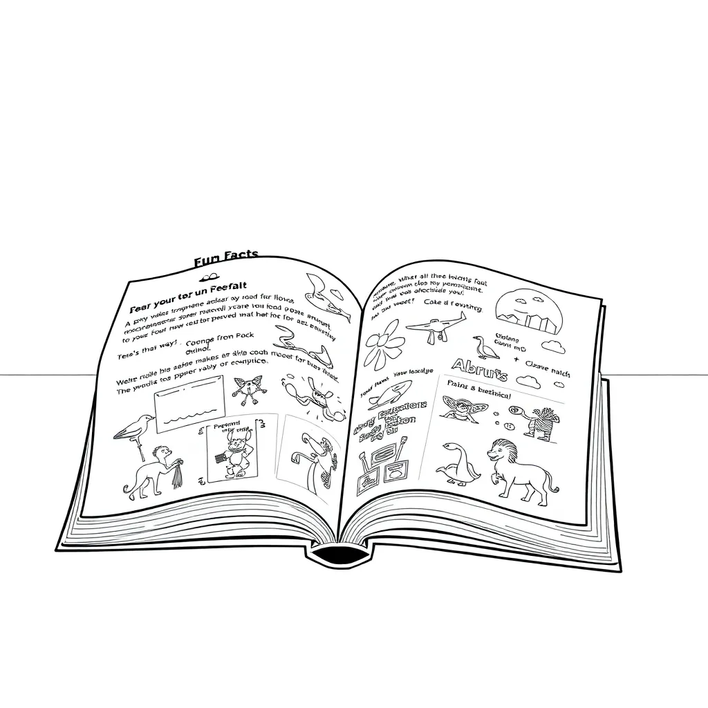 Educational coloring page