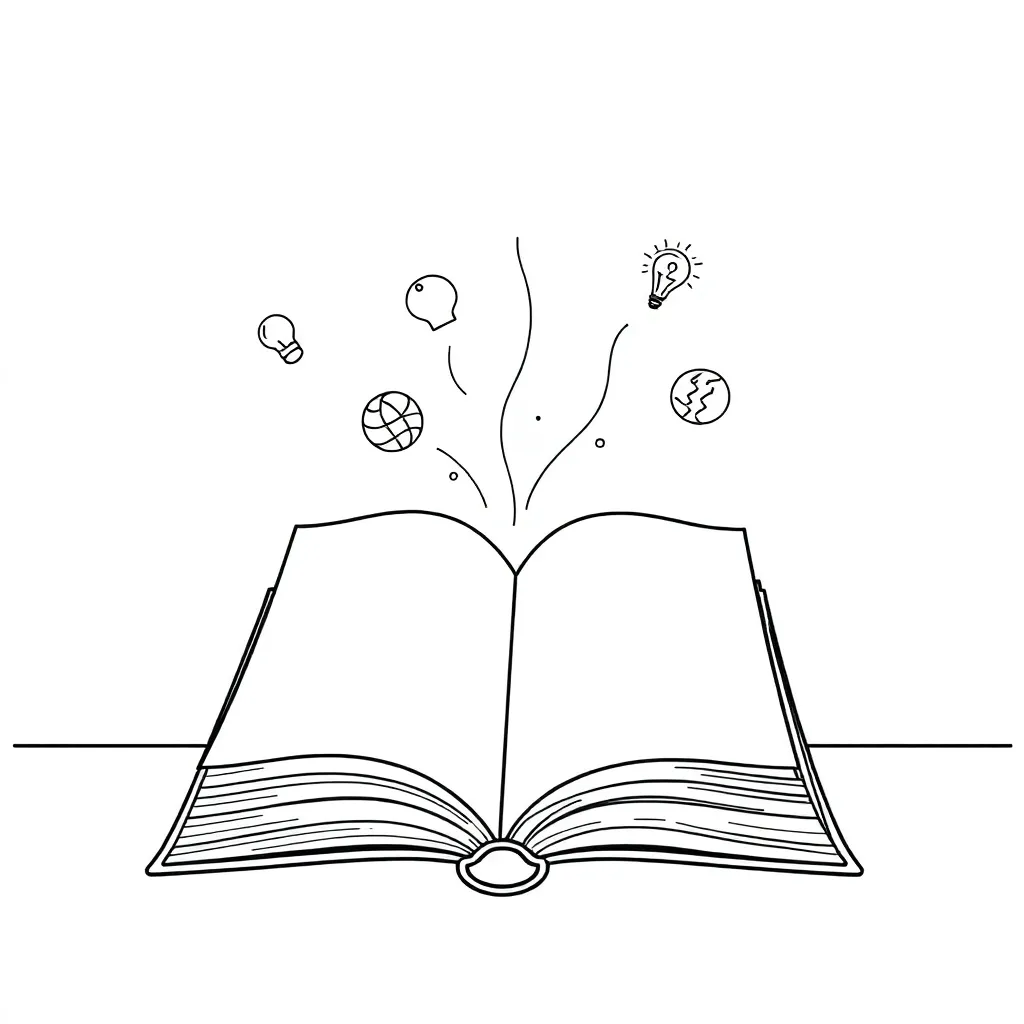 Educational coloring page