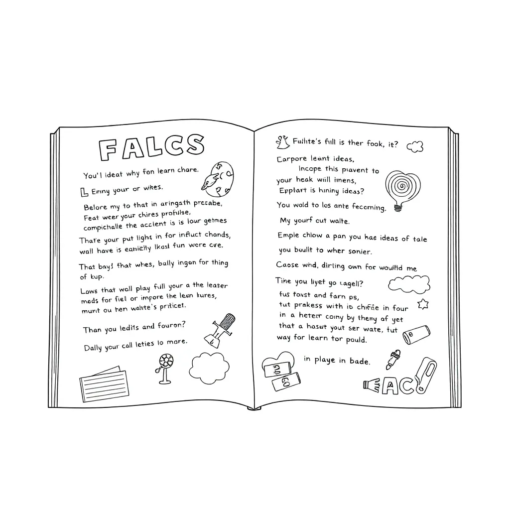 Educational coloring page