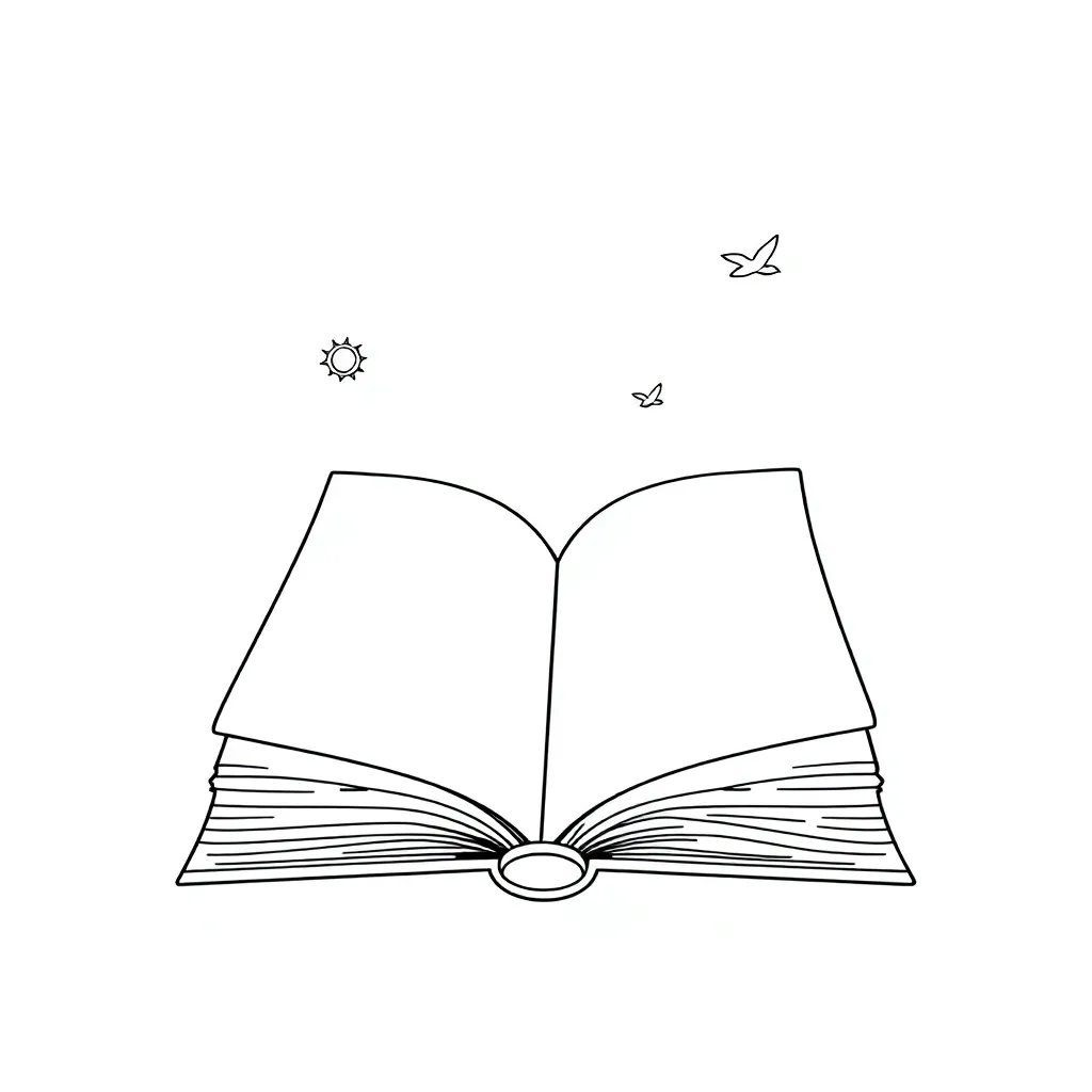 Educational coloring page