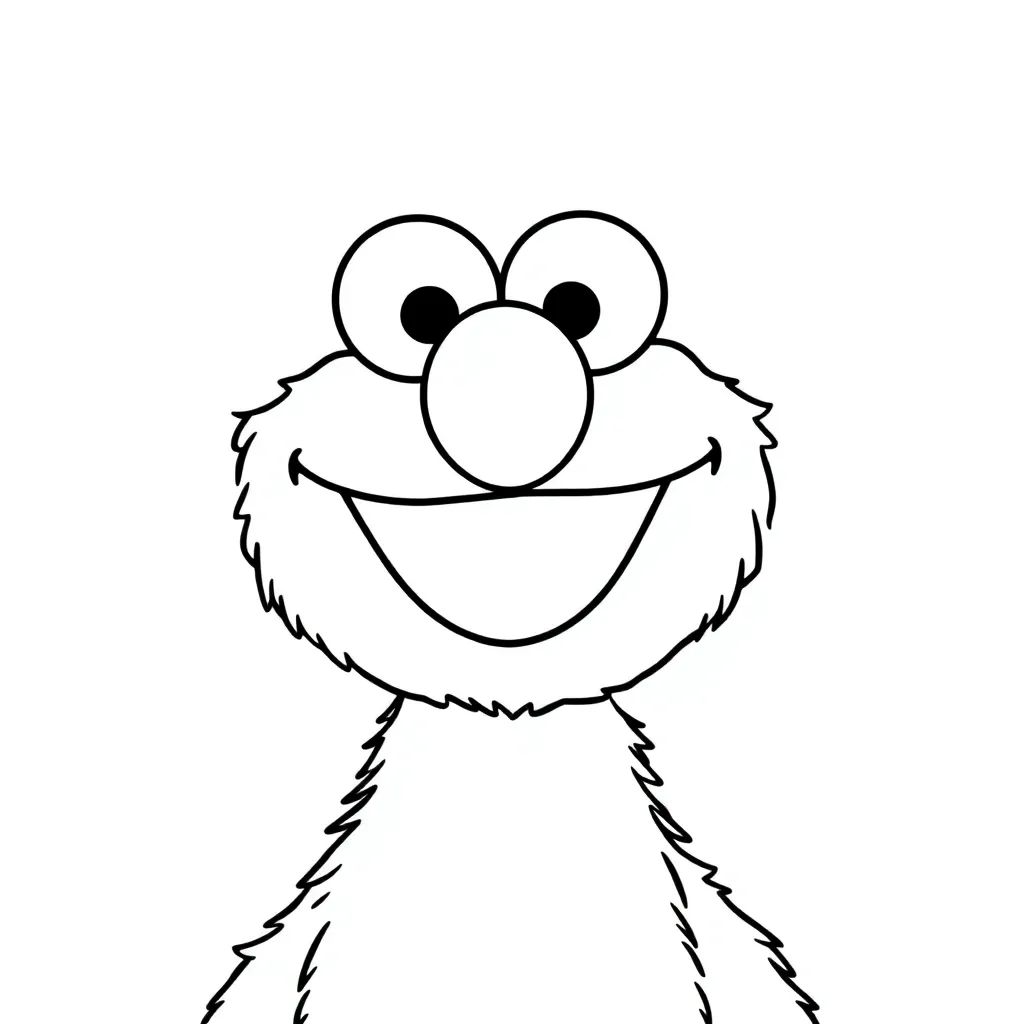 Elmo coloring page