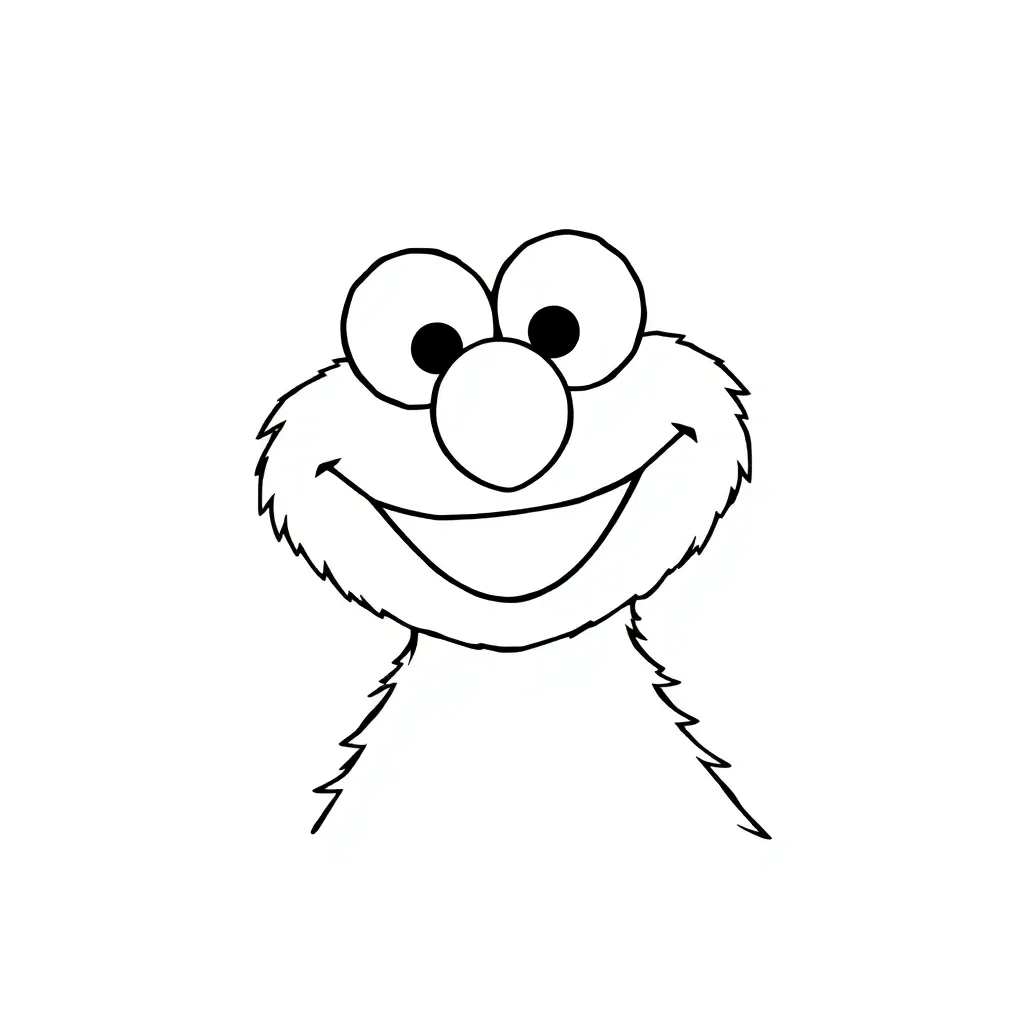 Elmo coloring page