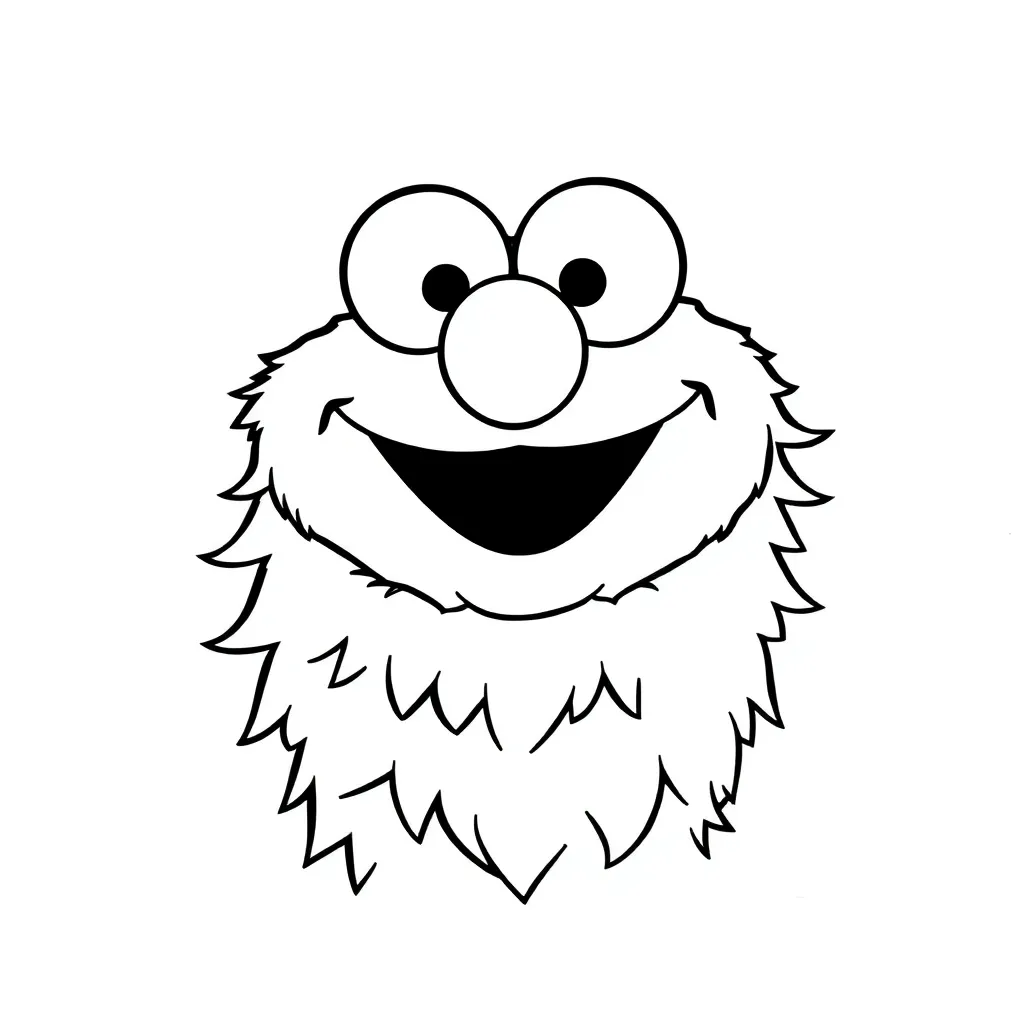 Elmo coloring page