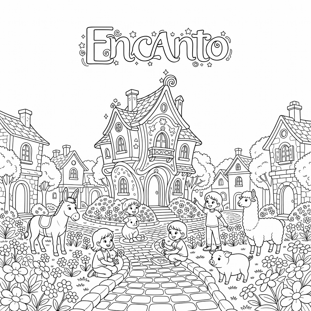 Encanto coloring page