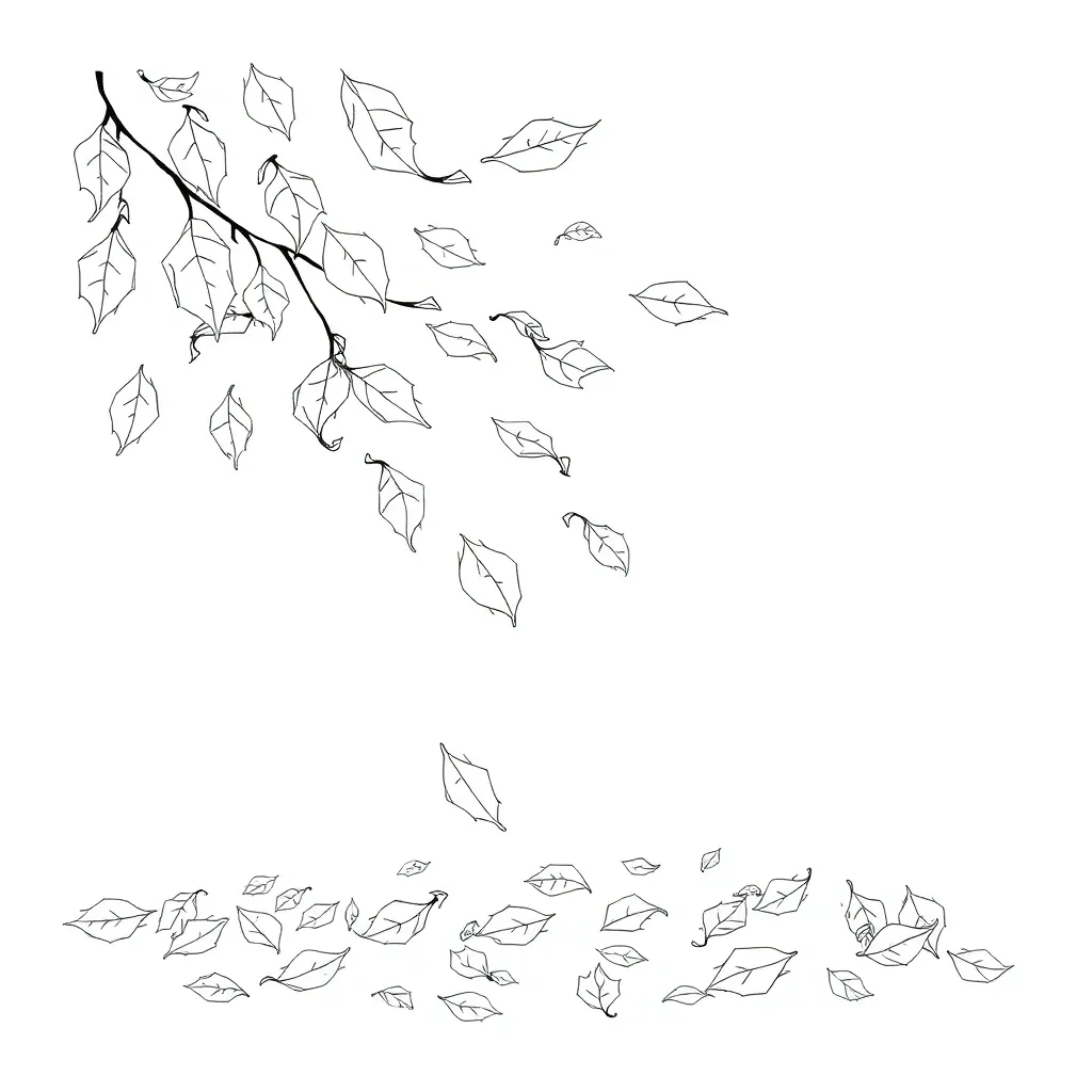 Fall Leaves coloring page