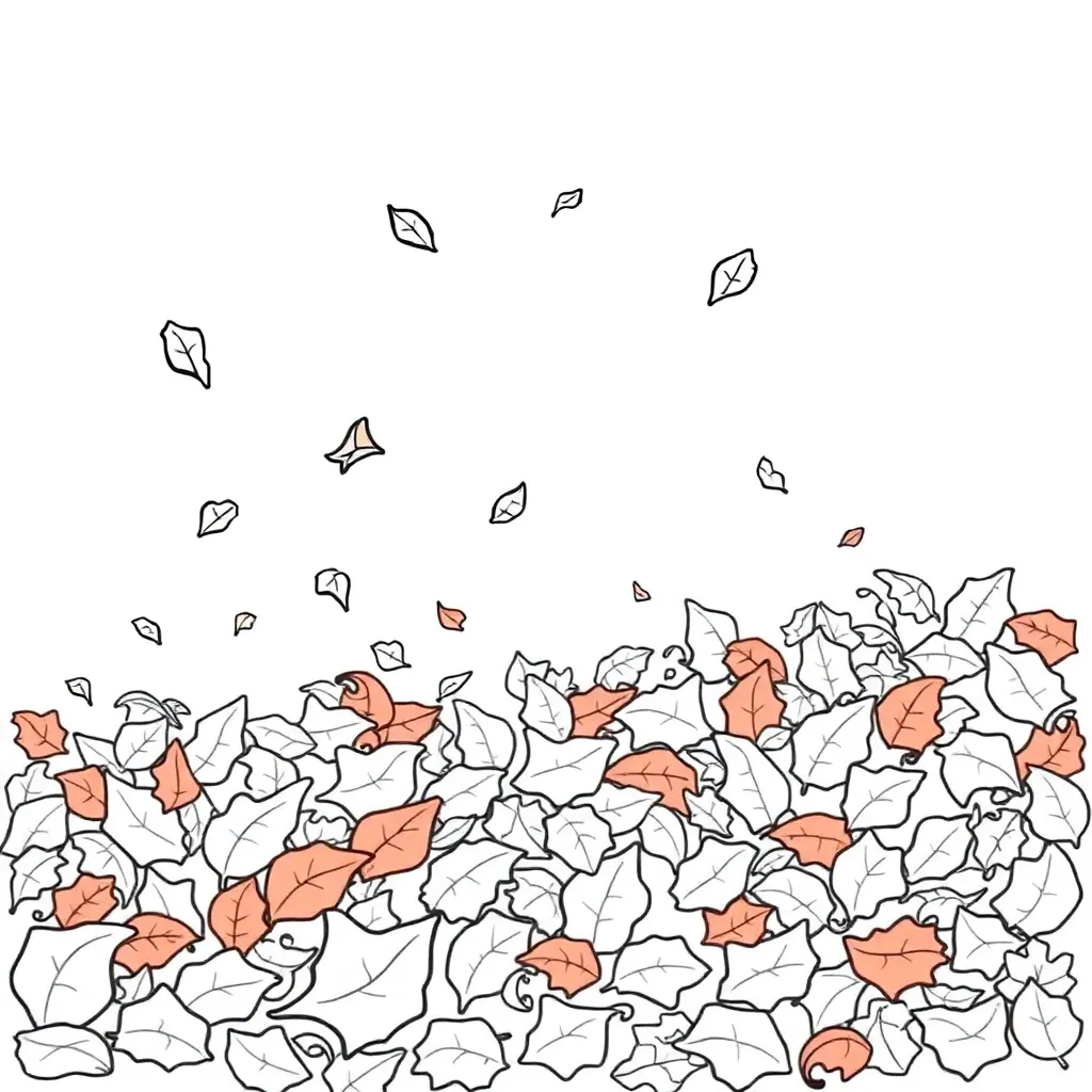Fall Leaves coloring page