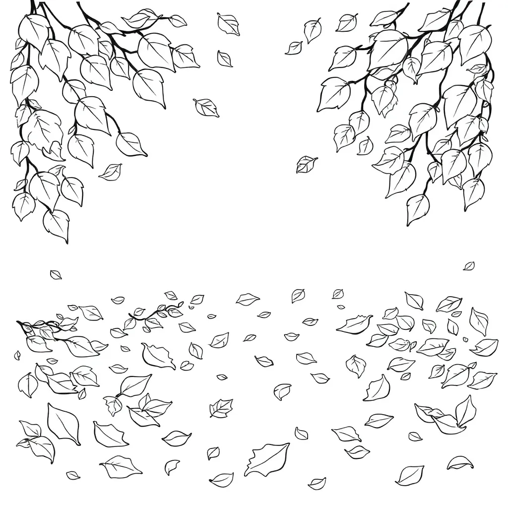 Fall Leaves coloring page