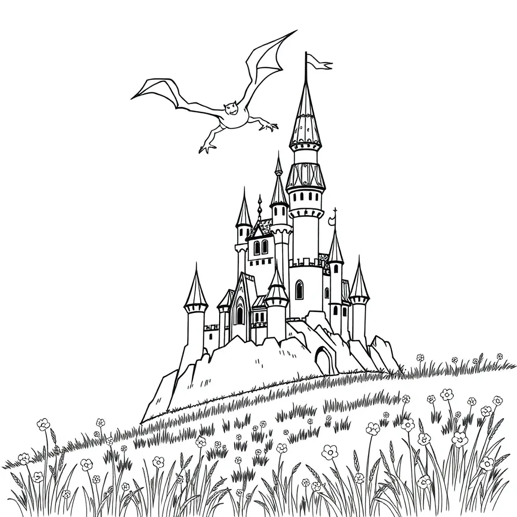 Fantasy coloring page
