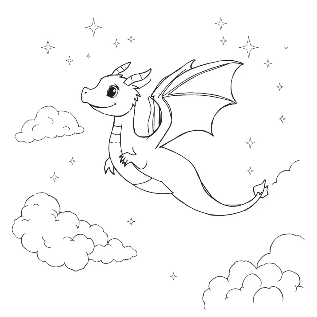 Fantasy coloring page