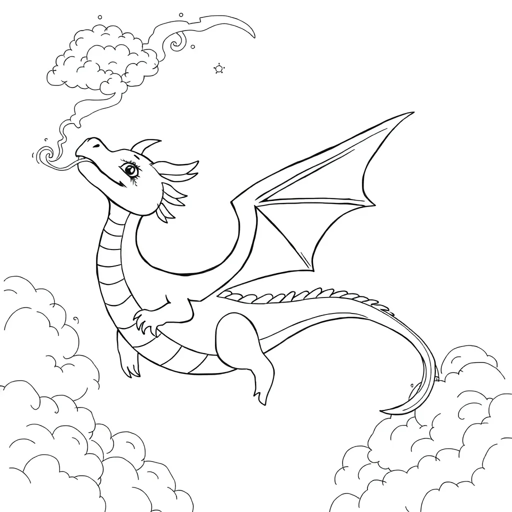 Fantasy coloring page
