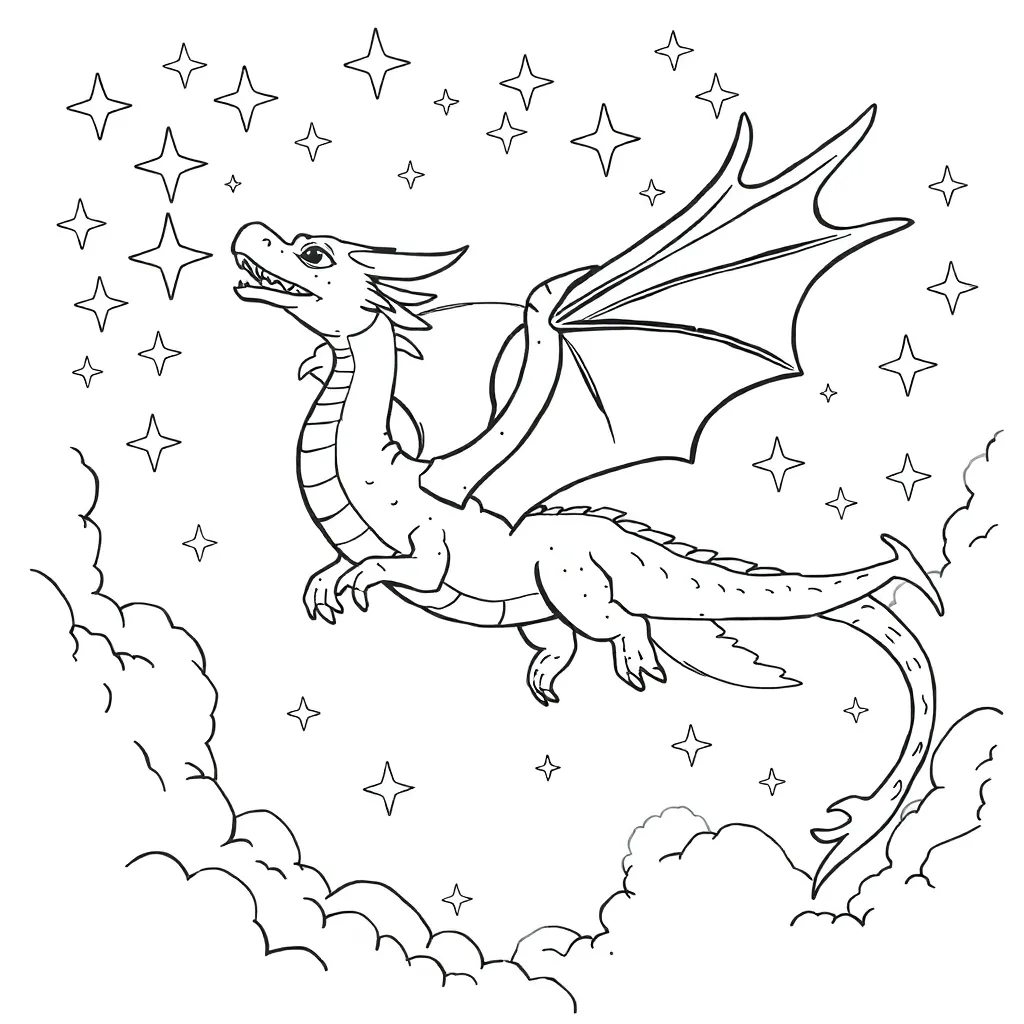 Fantasy coloring page