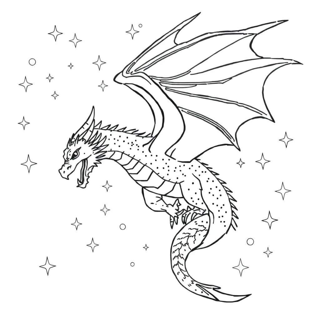 Fantasy coloring page