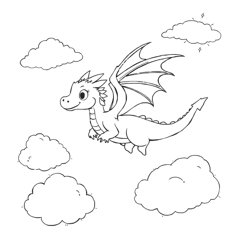 Fantasy coloring page