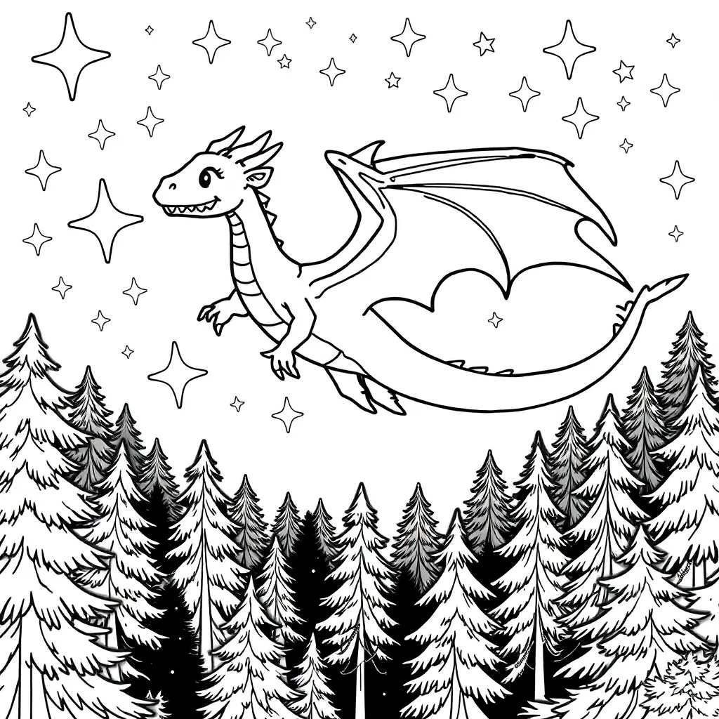 Fantasy coloring page
