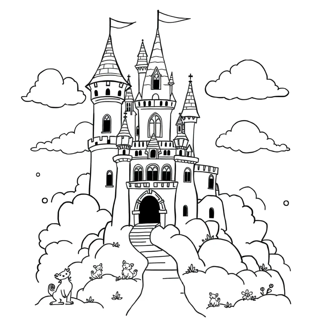 Fantasy coloring page