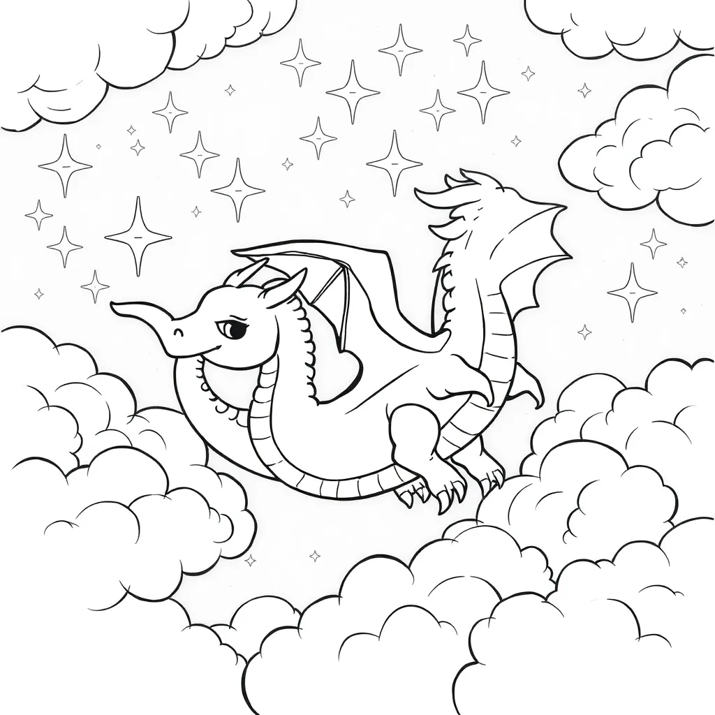 Fantasy coloring page