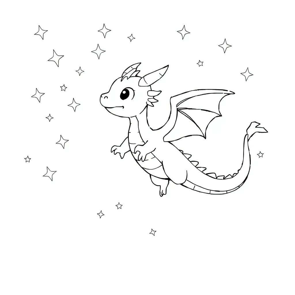 Fantasy coloring page