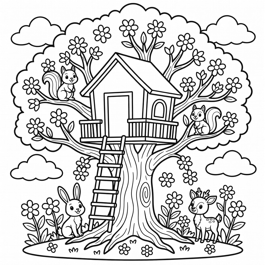 Fantasy coloring page