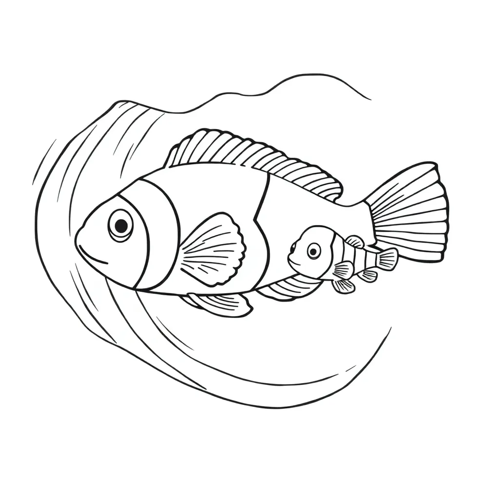 Finding Nemo coloring page
