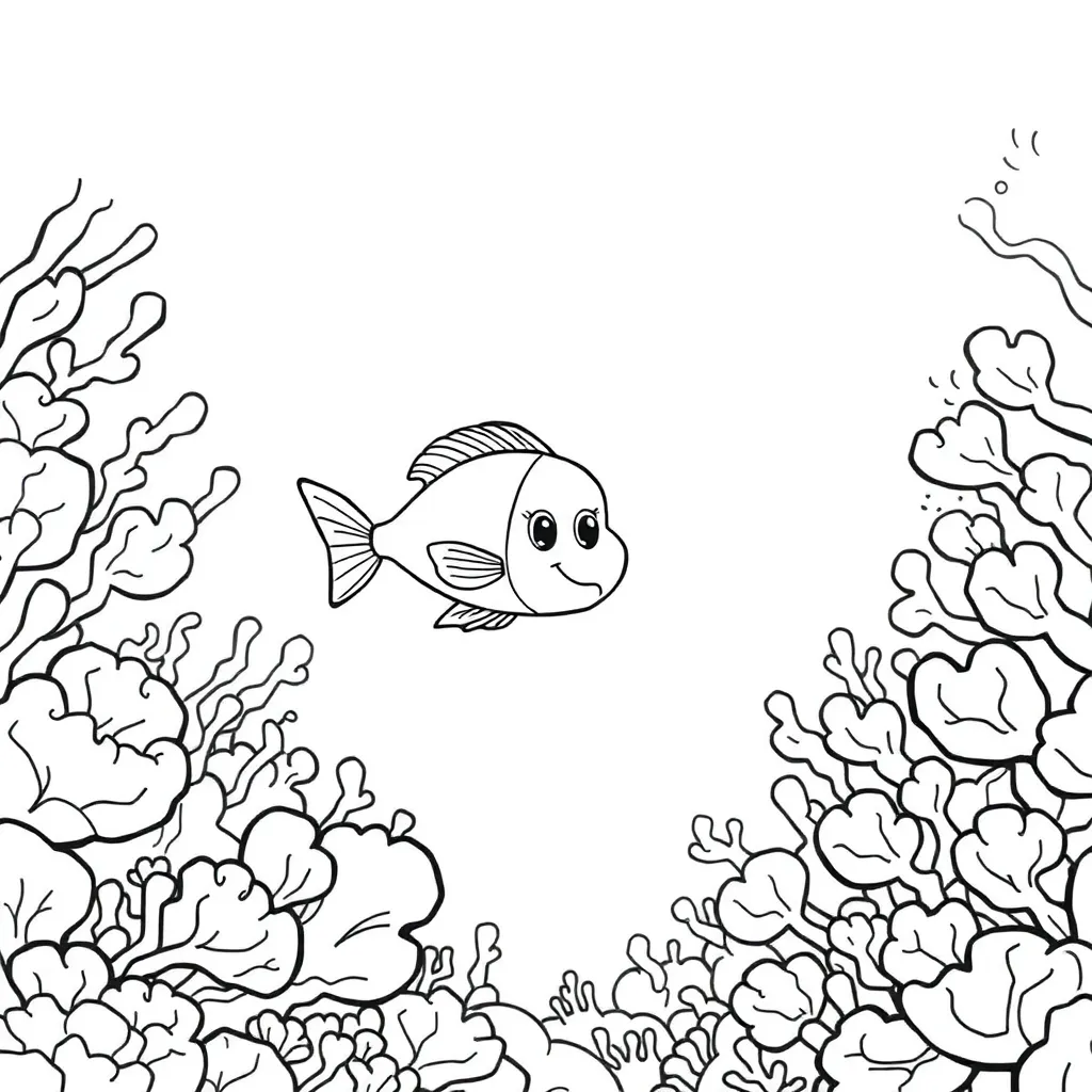 Finding Nemo coloring page