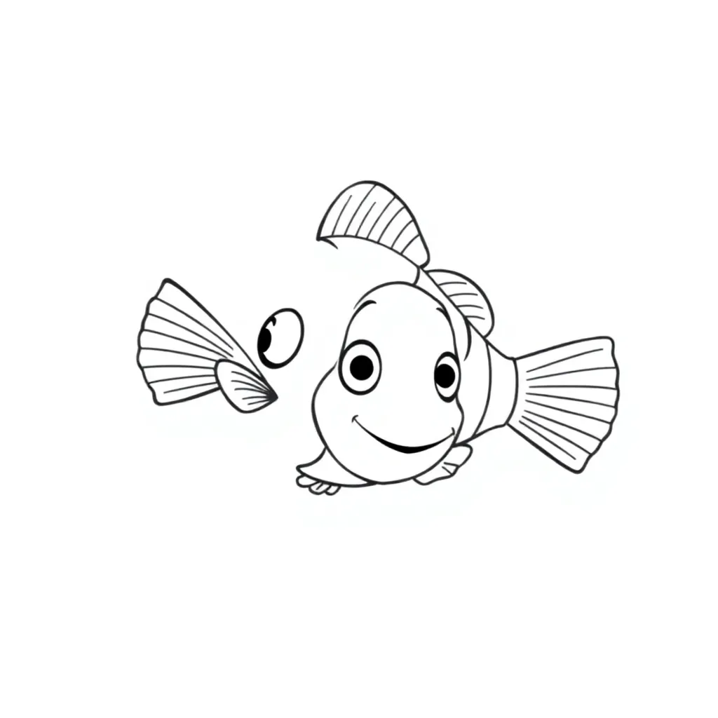 Finding Nemo coloring page
