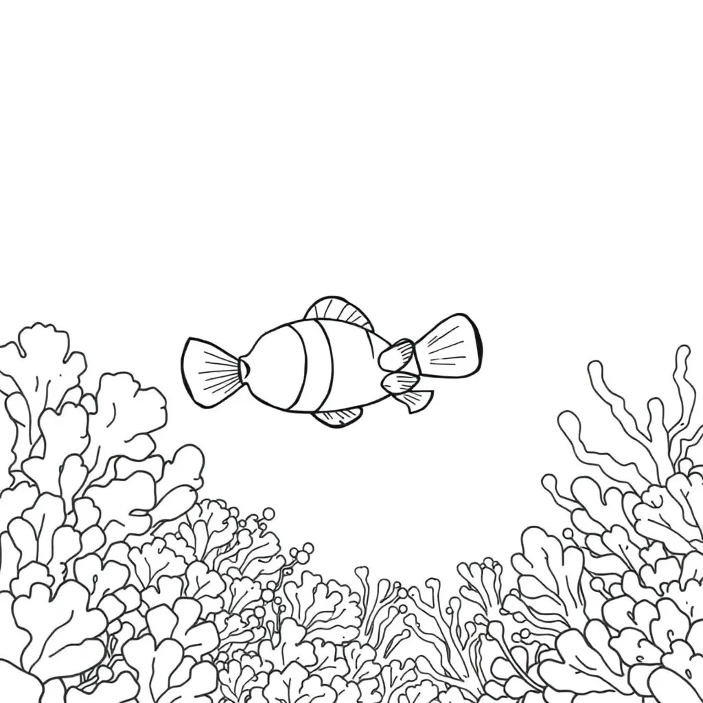 Finding Nemo coloring page