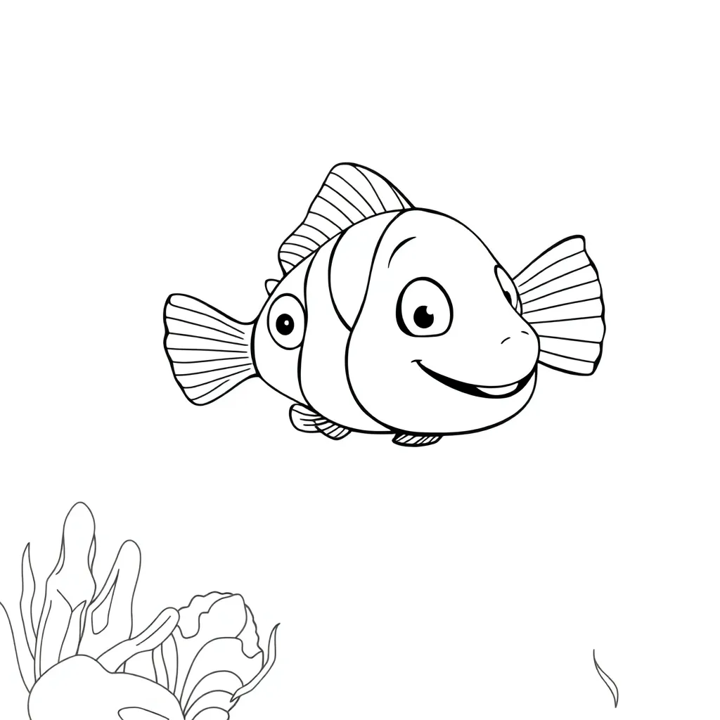 Finding Nemo coloring page