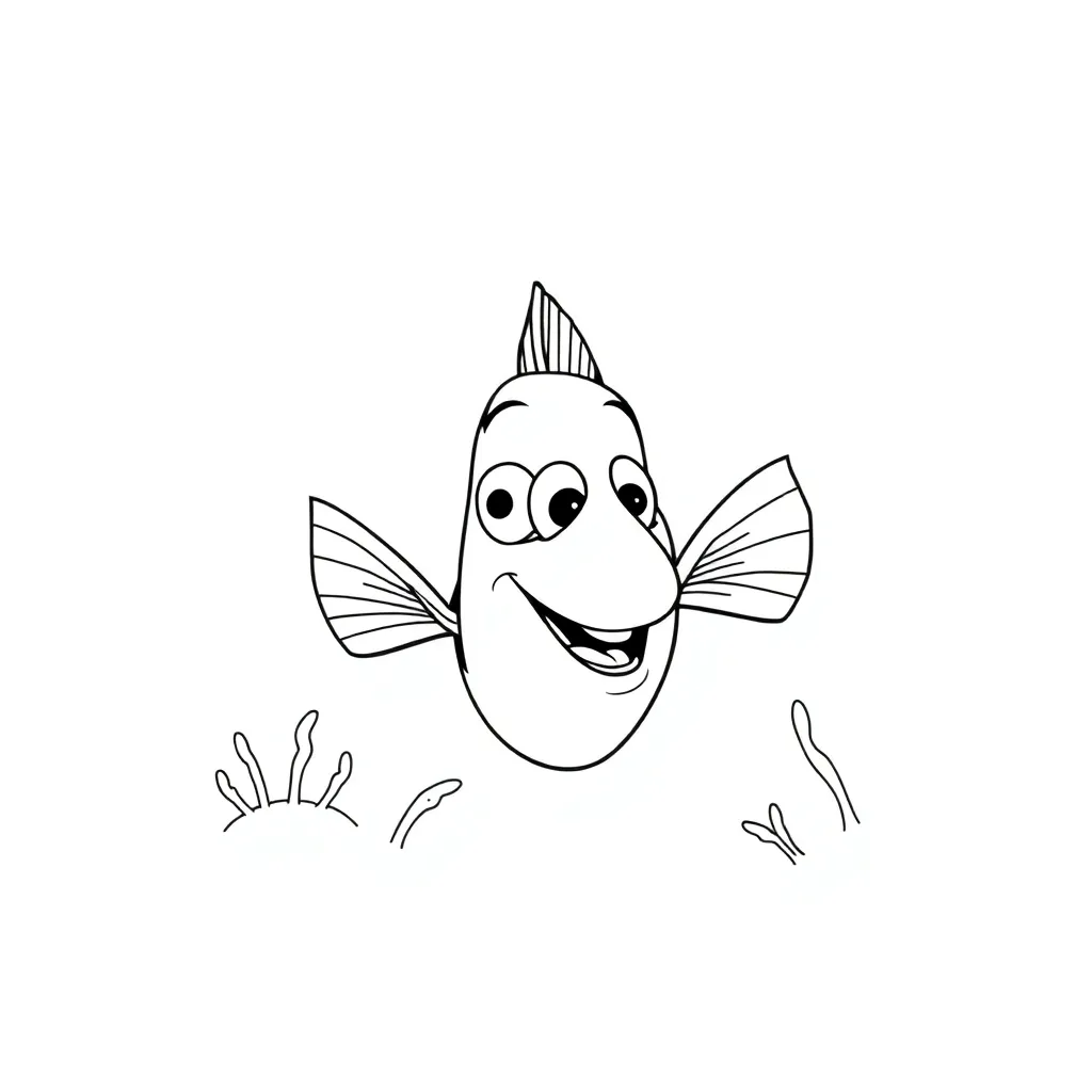 Finding Nemo coloring page
