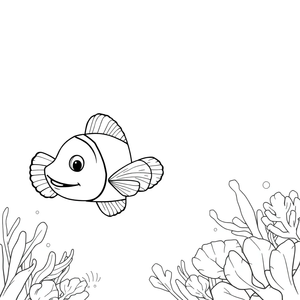 Finding Nemo coloring page