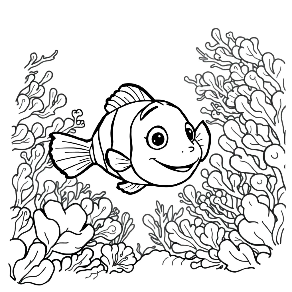 Finding Nemo coloring page